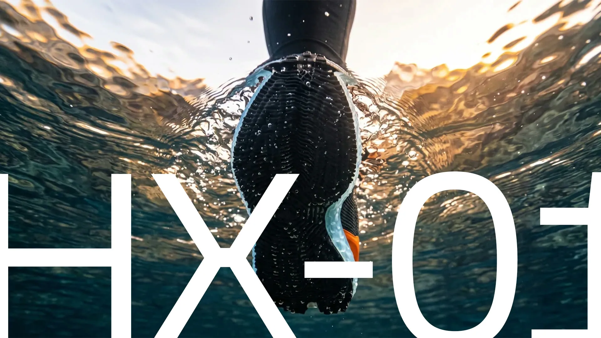 HX-01 sole underwater with large HX-01 type